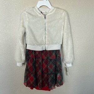 Girls dress and coat set from Kohls size 8.